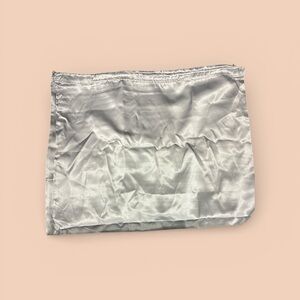 2 Silver Satin Dust Bags about 22.5” x 19”